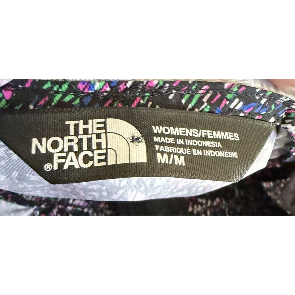 The North Face Womens Raincoat Black Pink Full Zip Logo M